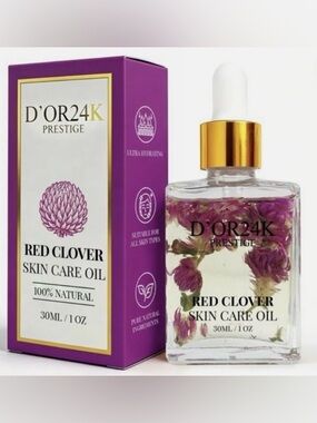 D’OR24K Red Clover Skin Care Oil
